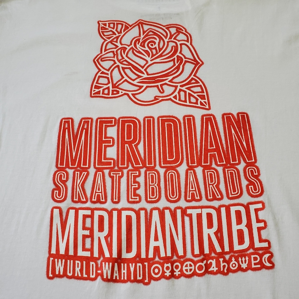 Meridian Skateboards T-shirt Sz Large NWOT